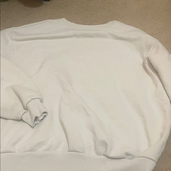 Hollister White Graphic Crewneck Sweater - Picture 3 of 4